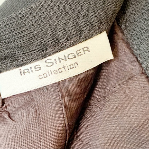 Iris singer skirt double split little black skirt - Picture 6 of 10